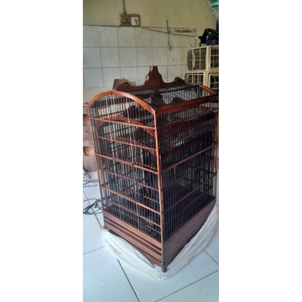 KANDANG KOTAK LIST PLONG REPLIKA EBOD DAN FD SANGKAR KANDANG BURUNG INSTAN KURIR