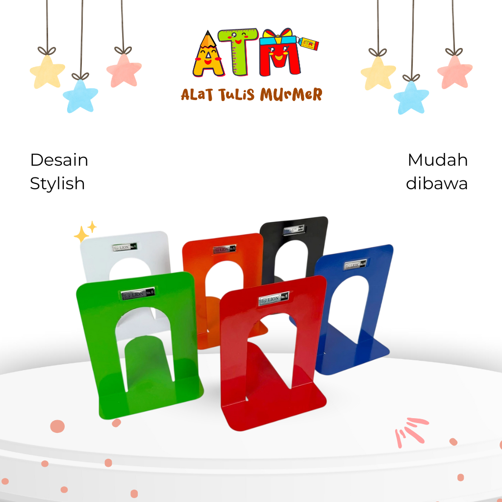 PENYANGGA BUKU/LION BOOK END 6 BUTTERFLY