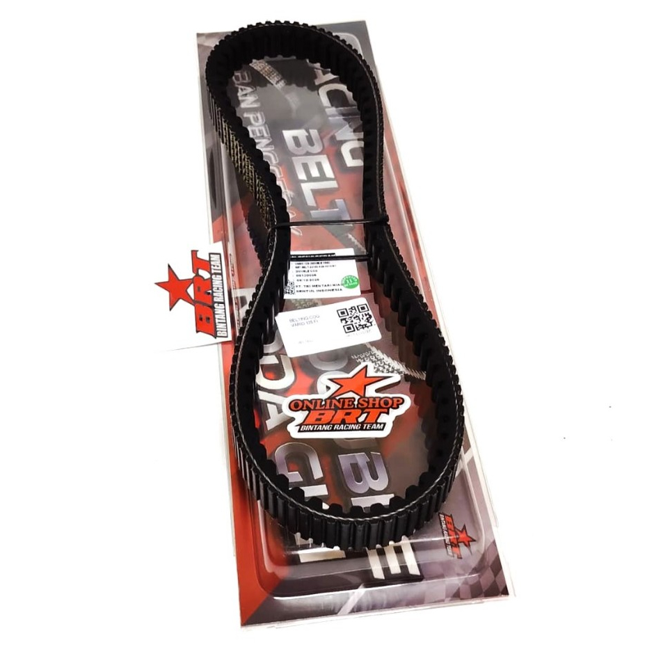 VANBELT V BELT VBELT DOUBLE COG BRT VARIO 125 DRIVE BELT BRT VARIO 125 OLD NEW LED