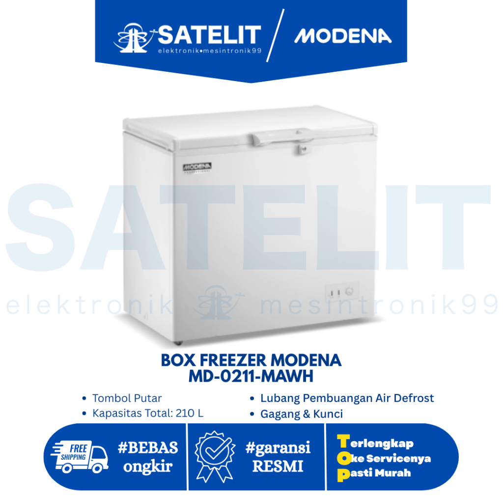 BOX FREEZER MODENA MD-0211-MAWH