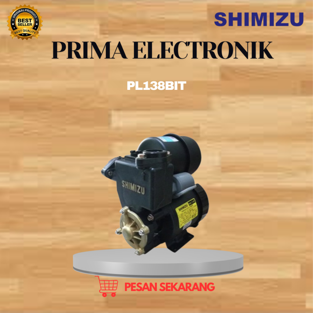 SHIMIZU POMPA AIR PL 138BIT WATER PUMP/PL138BIT/PL138 BIT/PL 138 BIT/ORIGINAL SHIMIZU/GARANSI RESMI