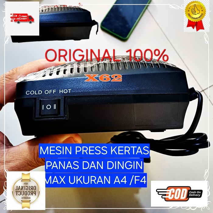 X62 PERALATAN KERTAS COPY MESIN LAMINATOR LAMINATING PRESS KERTAS PLASTIK PRES DOKUMEN ORI 100% PANA