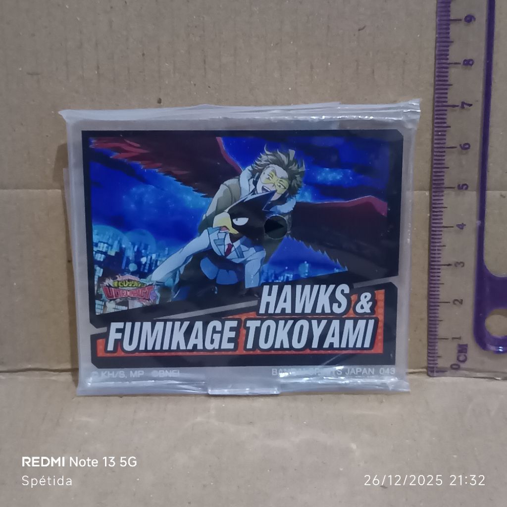 Acrylic stand and acrylic panel Hawks & Tokoyami Fumikage acrylic stand "Ichiban Kuji My Hero Academ