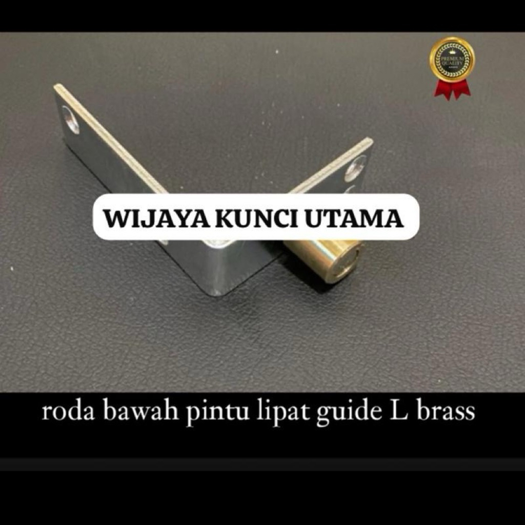 Roda bawah pintu lipat folding guide L bawah pintu lipat
