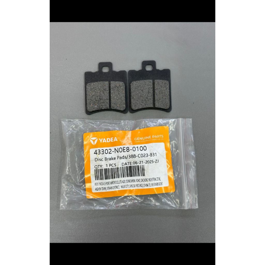 Kampas rem Yadea E8S Pro Belakang, Rear disk Brake Pad E8S Pro, Ori Yadea