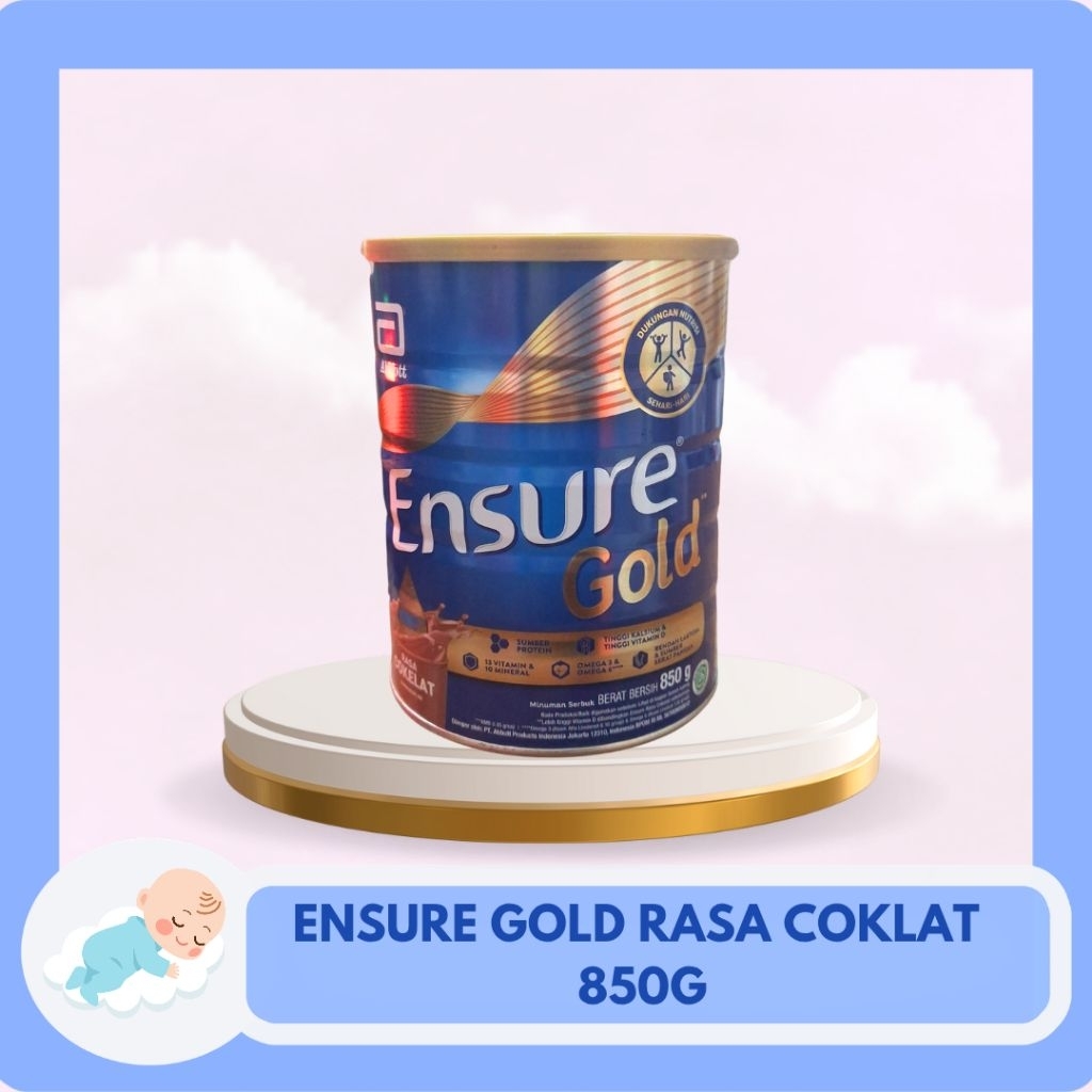 PROMO ENSURE GOLD COKLAT 850GR - SUSU UNTUK LANSIA