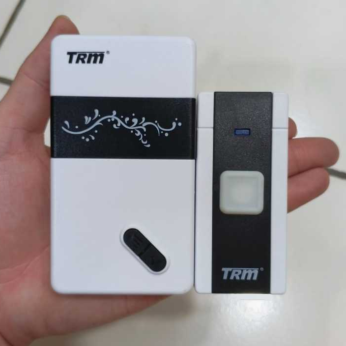 Bel Pintu Wireless TRM RB-8527 AC - Bel Rumah Tanpa Kabel 36 Musik + Assalam - Gratis Baterai