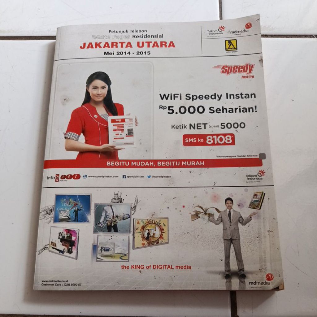 Buku Petunjuk Telepon White Pages Residensial JAKARTA UTARA Mei 2014-2015