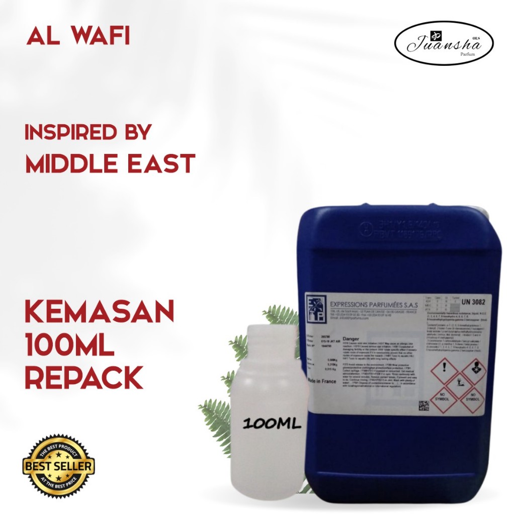 BIBIT PARFUM MURNI AL WAFI | EP 100ML REPACK