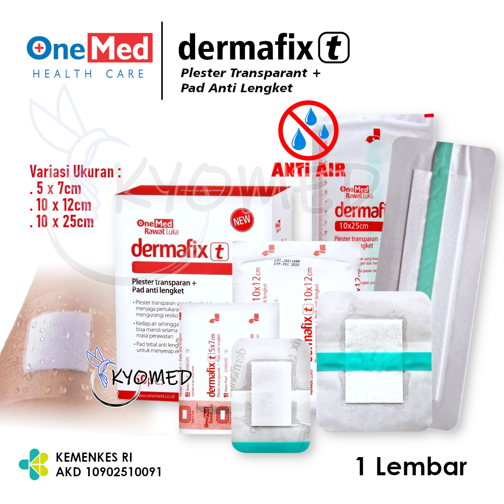 ECERAN - Dermafix T Plester Luka Transparan Anti Air [ Kyomed ]
