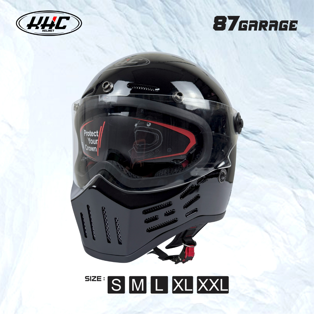 Helm KHC Cakil Retro Klasik Oringunal Full Face