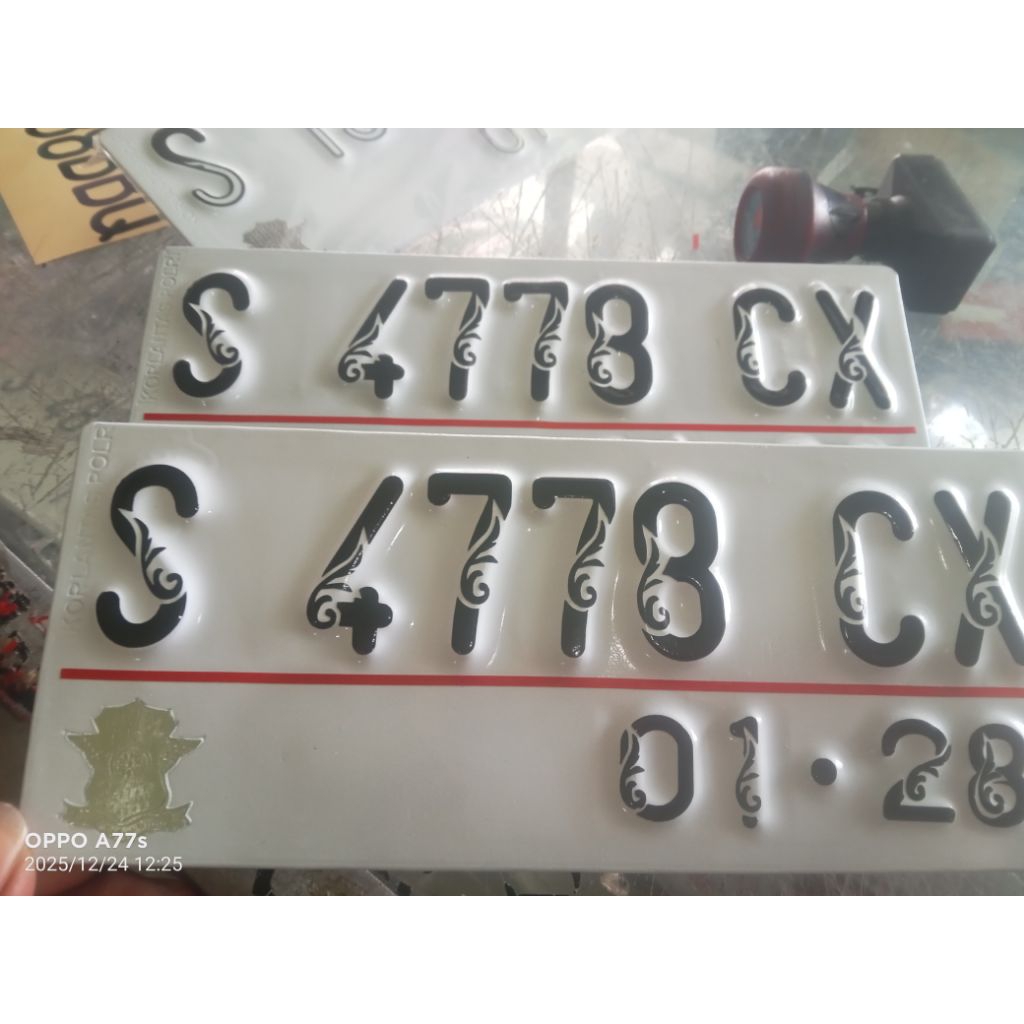 plat motor baut tanam