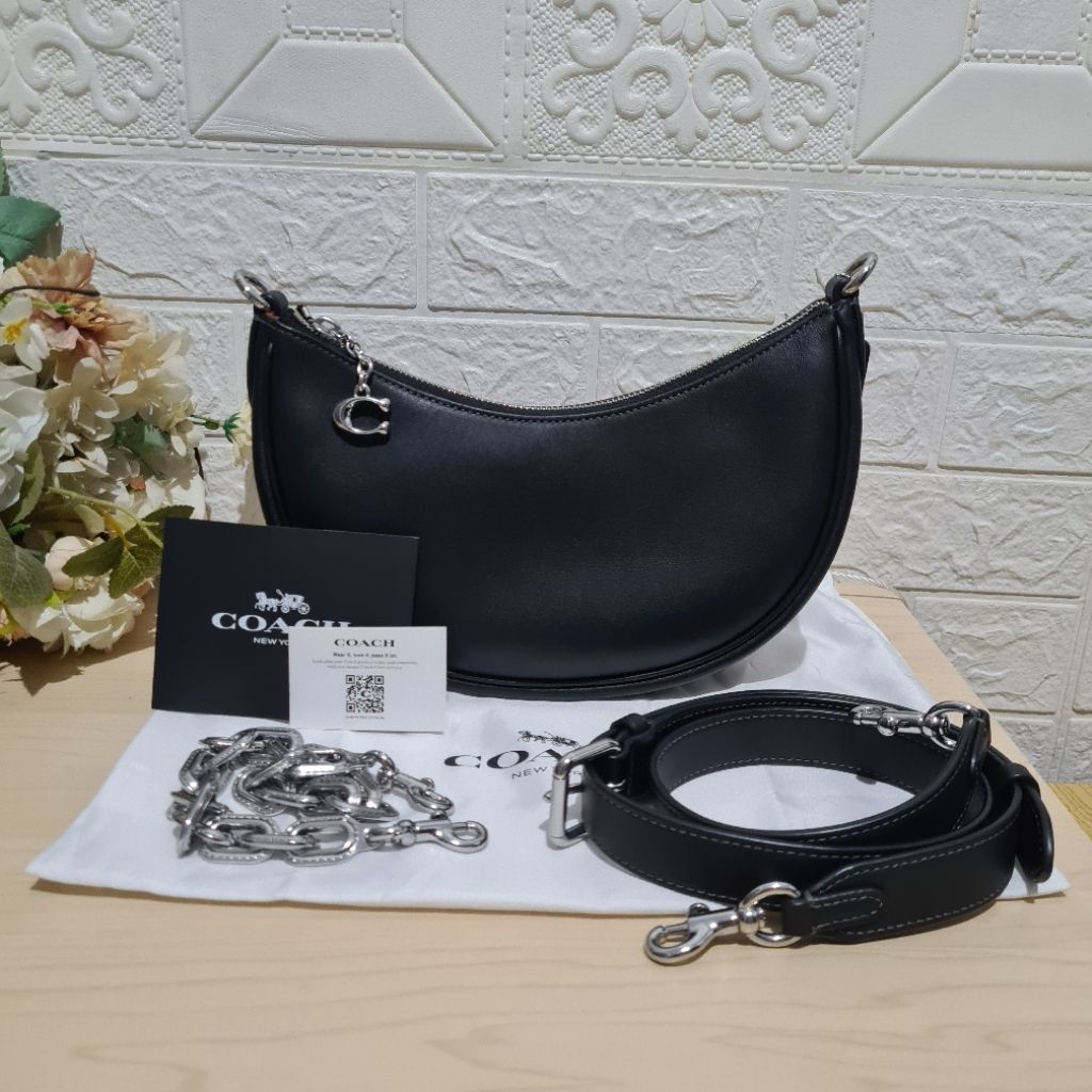 [PRELOVED] COACH MIRA SHOULDER BAG - LEATHER - BLACK - AUTHENTIC BUTIK PLAZA INDONESIA