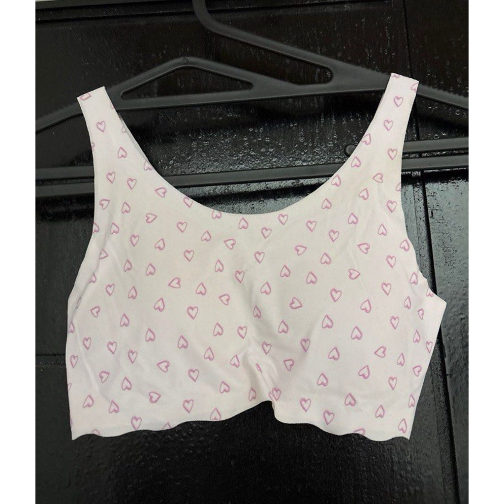 bra uniqlo anak pink