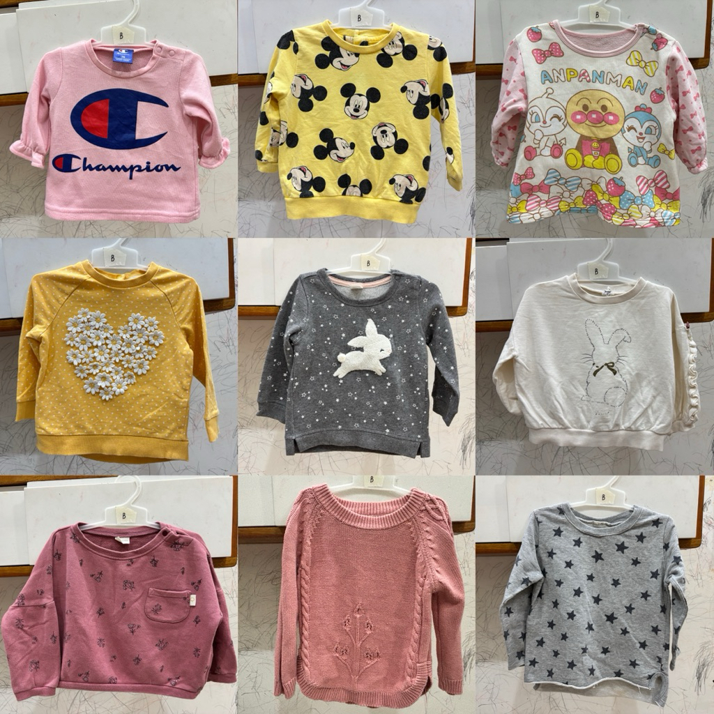 ATASAN CN CREWNECK BABY (6-24 BULAN) BRANDED PL
