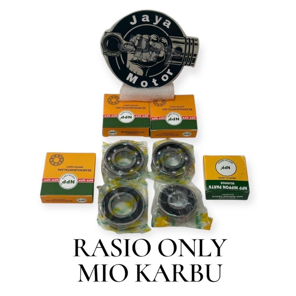 Bearing mesin rasio plus kruk as Mio Karbu Lama Sporty Smile Nouvo Npp