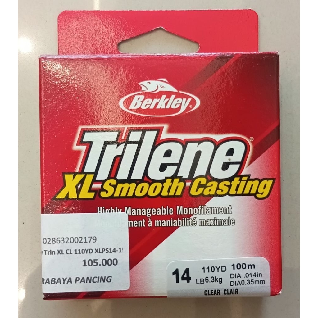 Senar Mono Berkley Trilene XL-Smooth Casting 110yd/100m Clear