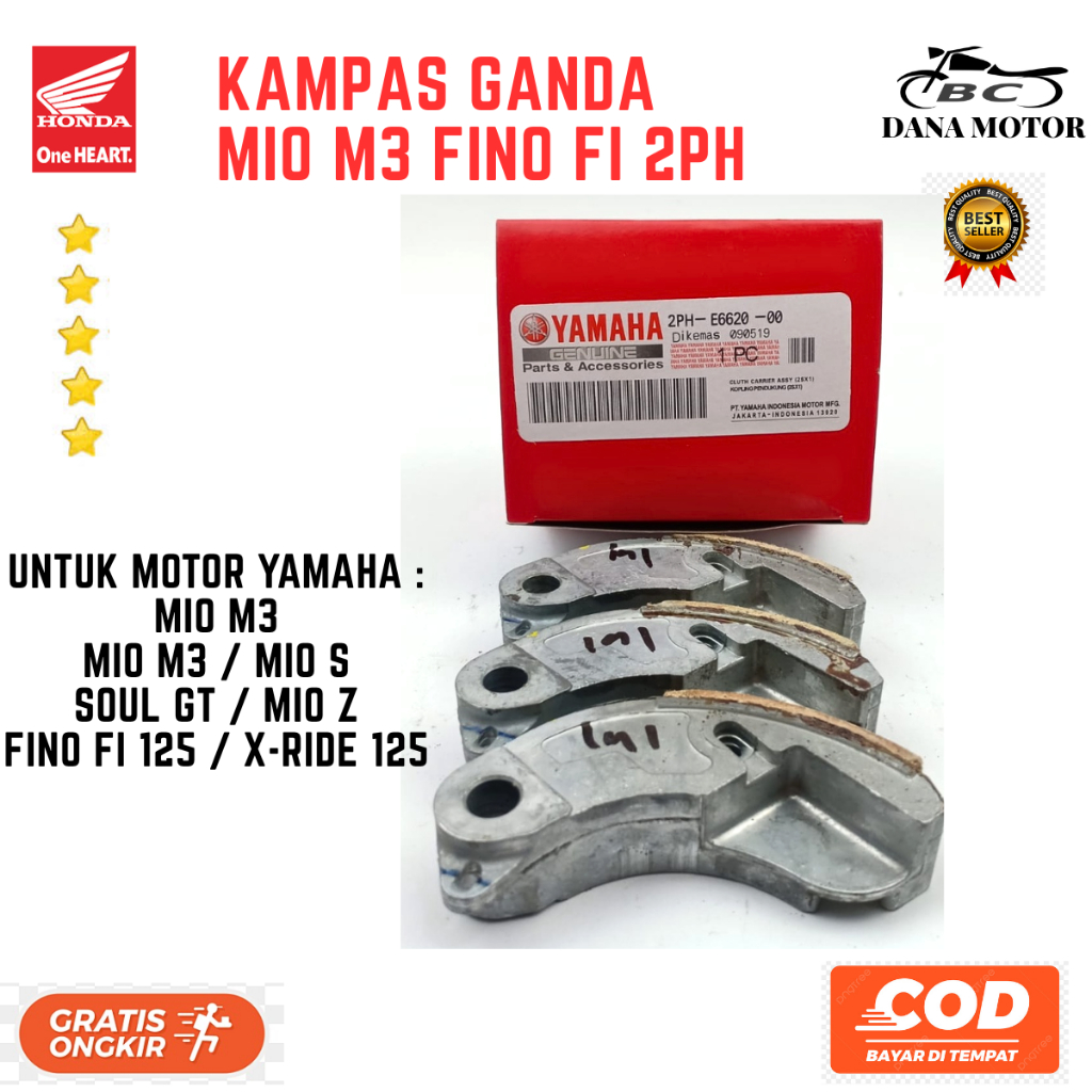 Kampas Ganda Mio J Ori / Kampas Ganda Yamaha Mio M3 Ori premium - 2PH-E6620-00