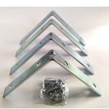 Azko Ace Hardware Corner Brace  Penyangga Siku Ambalan / Siku L Lemari Rak  100x100x20 mm - 50x50x10