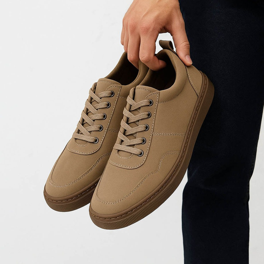 ARSYILA - Sepatu Kulit Sapi Asli 100% ORIGINAL V 709 Sepatu Casual Pria Sneakers Import