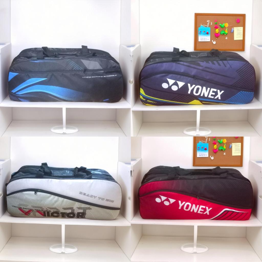 Tas Lining Kotak Termo Full Print Good Quality Tas Badminton Tas Raket