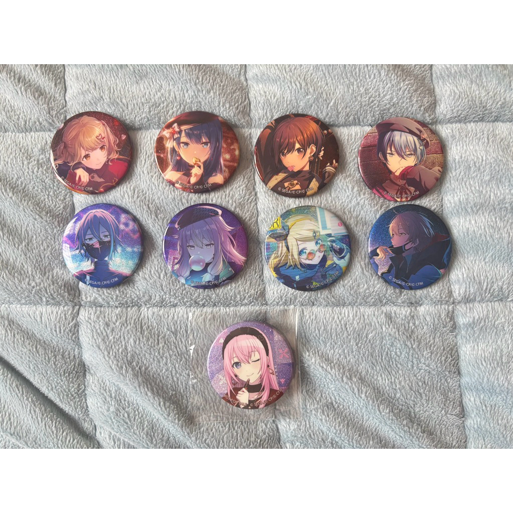 PRSK Project Sekai Glitter Can Badge 40B Valentine Cyberpunk Dead Boy