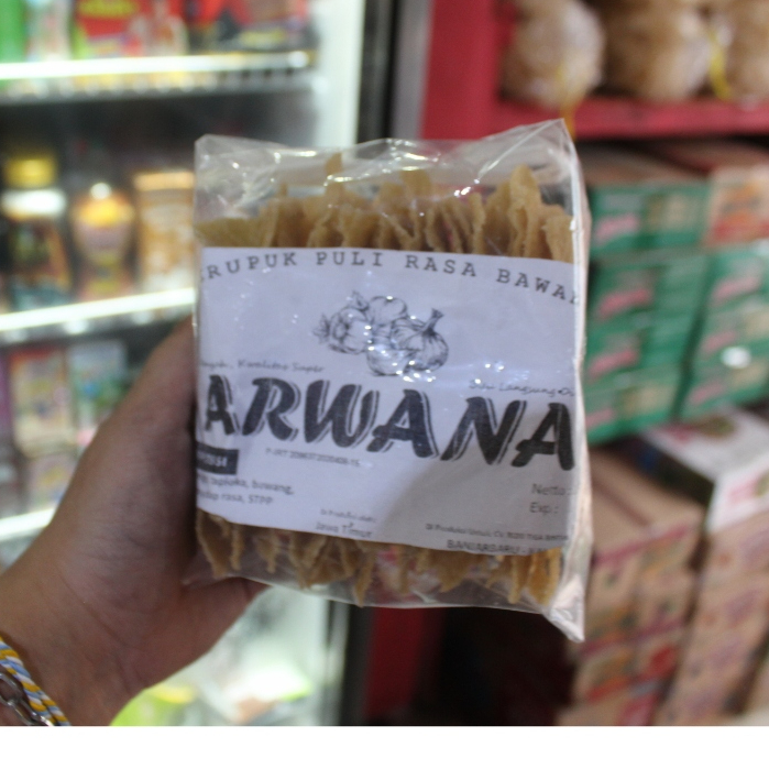 Kerupuk Puli Bawang Mentah Arwana | Kerupuk Puli Kering | Krupuk Asin | Krupuk Gendar | Krupuk menta