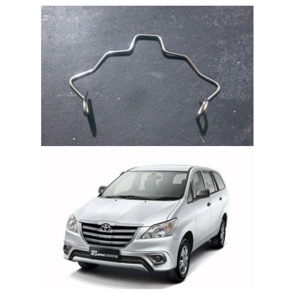 klip kawat lampu H4 + baut kawat lampu depan mobil / seling bohlam headlamp Toyota innova