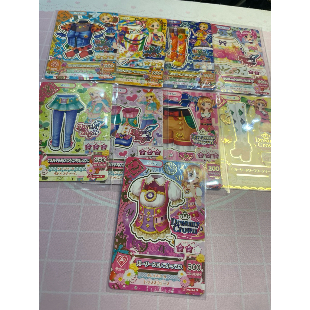 Aikatsu Story system dream system Vivid Kiss Angely Sugar Dreamy Crown Ichigo Madoka Akari Hinaki