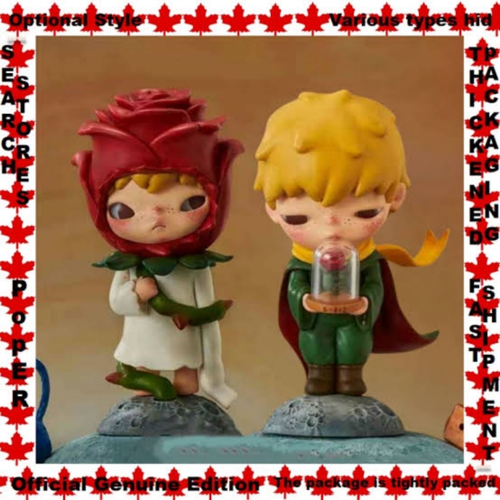 Hirono Le petit prince original blindbox "pilot "rose ragpicker