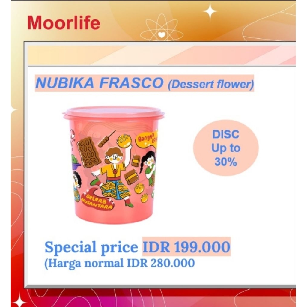 Moorlife Frasco 8900 ml / Toples besar / Toples serbaguna / Promo