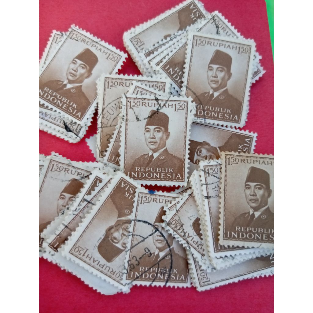 Perangko Presiden Sukarno 150 rupiah