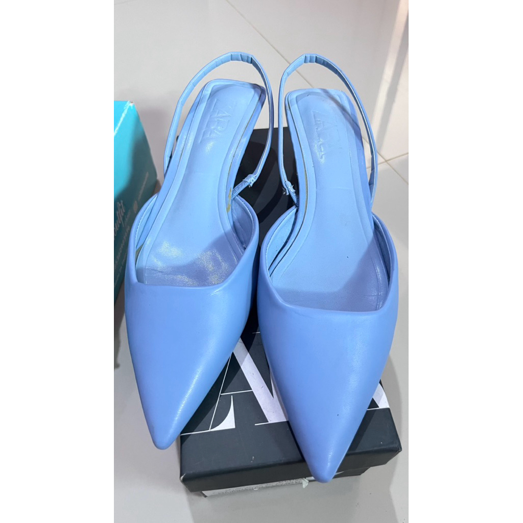 Heels ZARA Biru