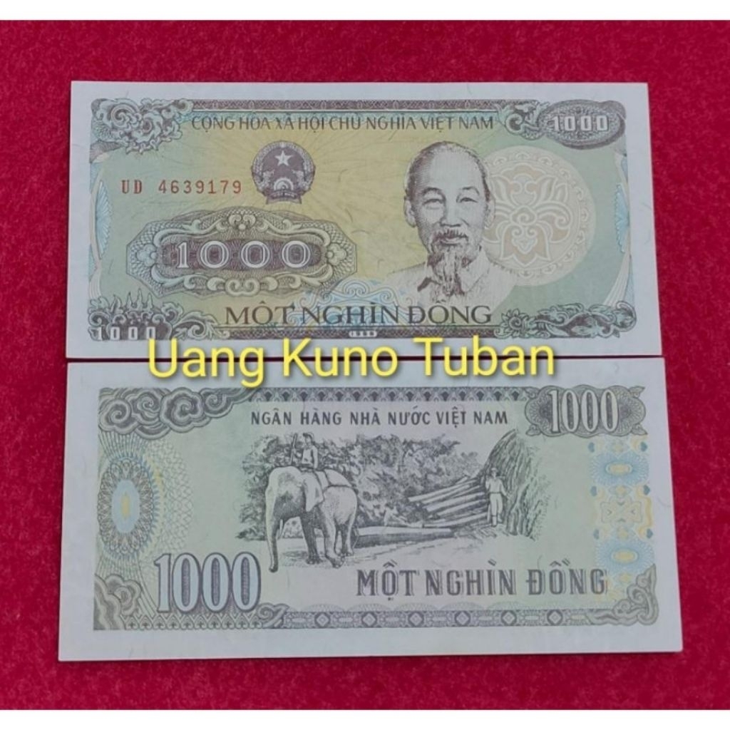 uang asing Vietnam 1000 Dong