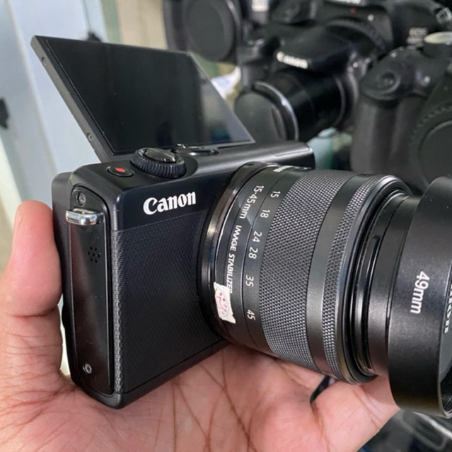 Canon m100 black bekas mulus