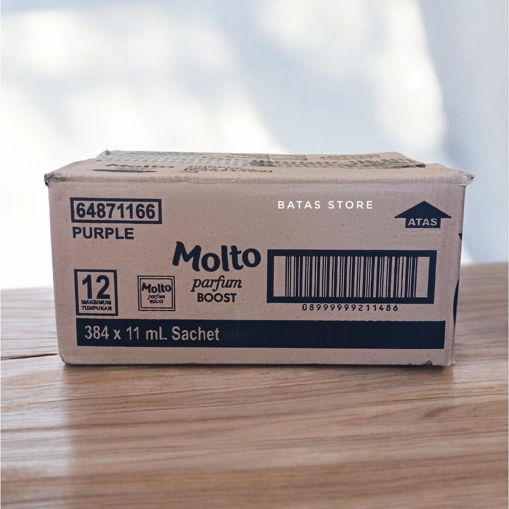 Molto Pewangi Pakaian 11ml Renceng (500-an) – 1 Dus Isi 384 Sachet | Pelembut & Pewangi Pakaian