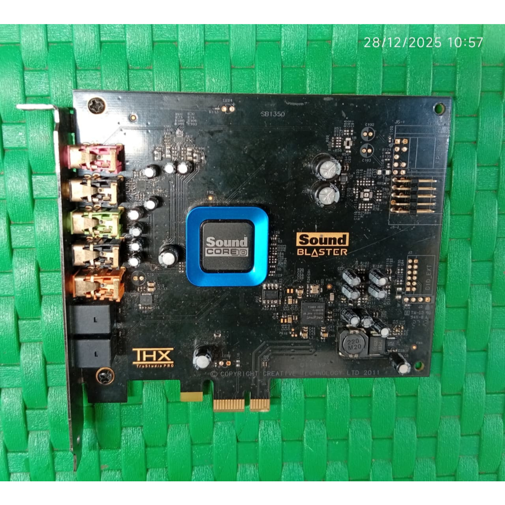 soundcard creative sound blaster recon3d pcie sb1350 thx version