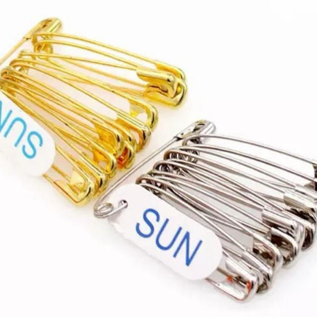 12 PCS PENITI SUN SEDANG / PENITI SUN SILVER DAN EMAS ANTI KARAT