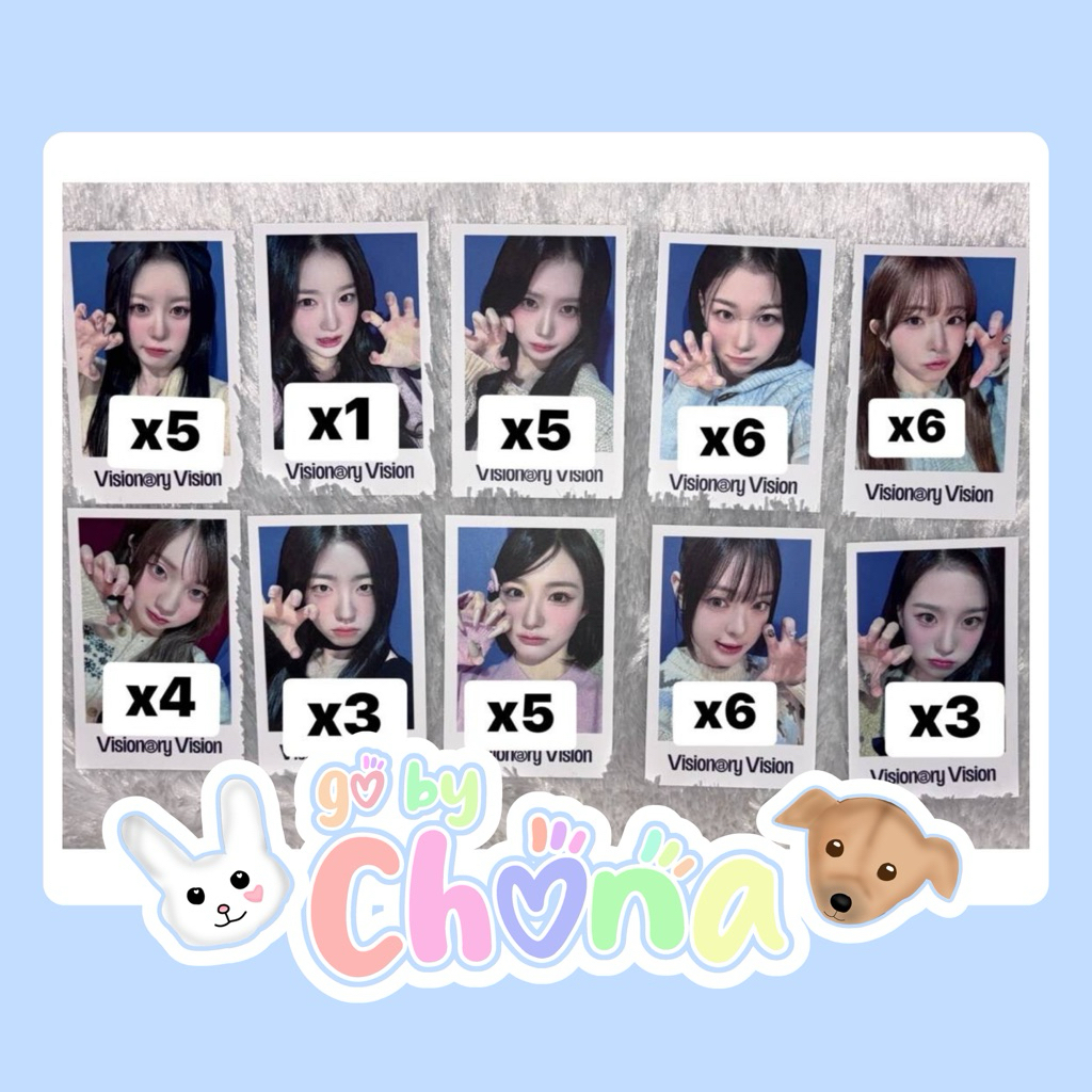 HYERIN YOOYEON NAKYOUNG YUBIN KAEDE KOTONE YEONJI NIEN SOHYUN XINYU LYNN JIYEON PHOTOCARD BENEFIT EV