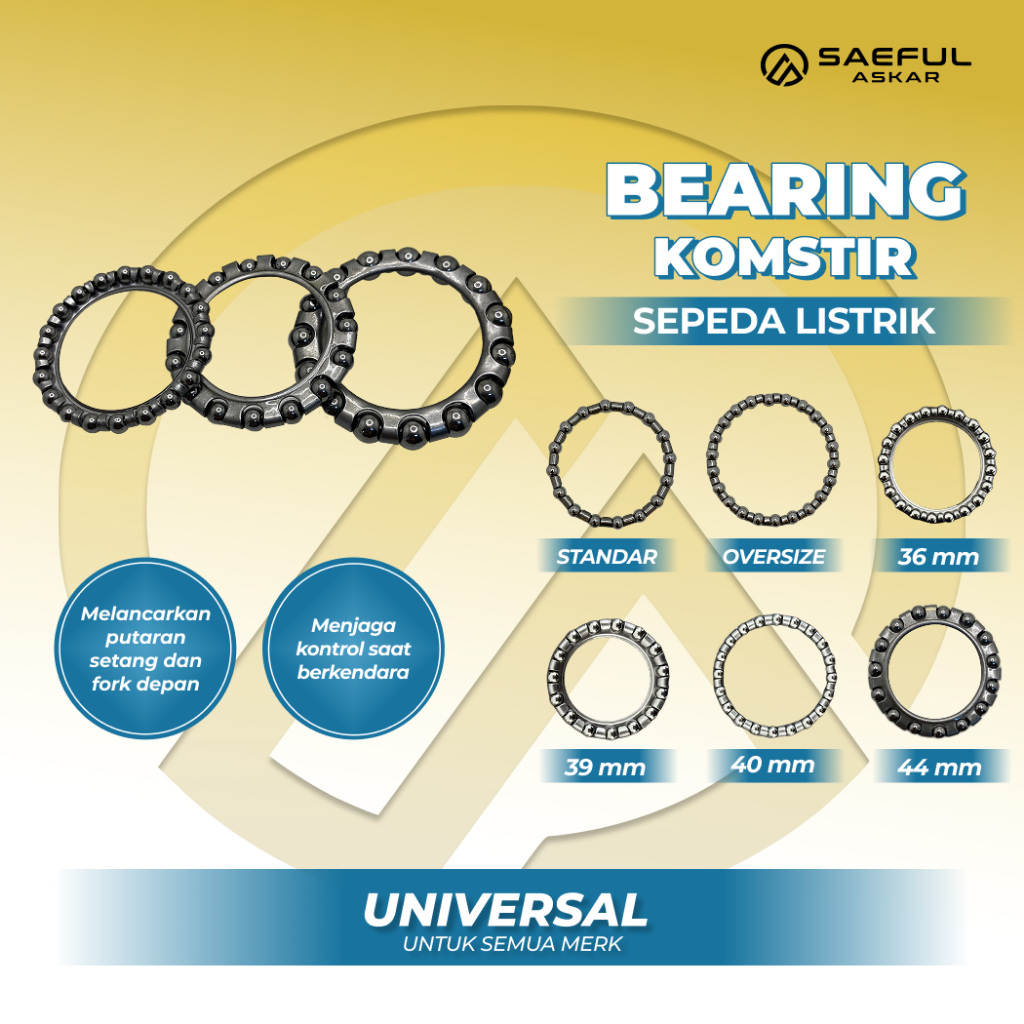 Bearing Klaher Laher Sepeda Listrik
