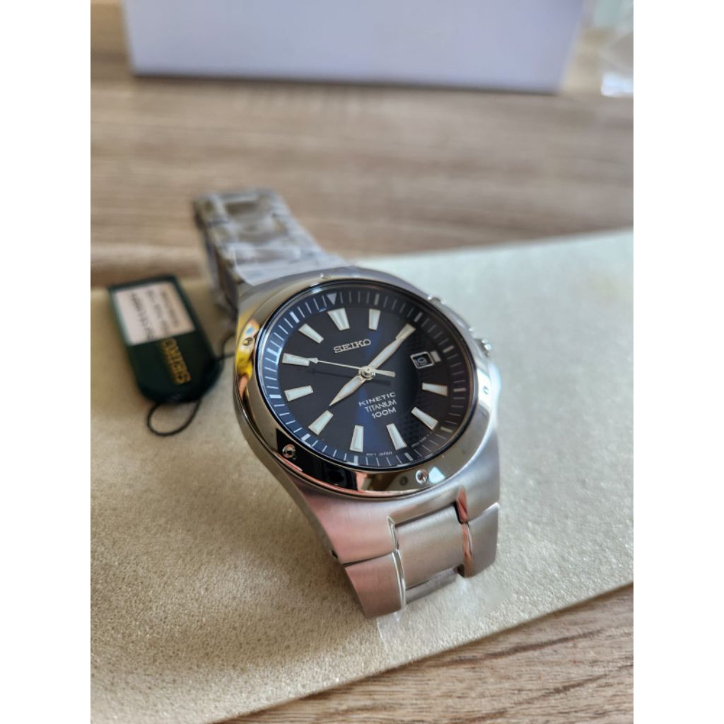 Jam Tangan Pria Seiko Kinetic SKA395 Titanium