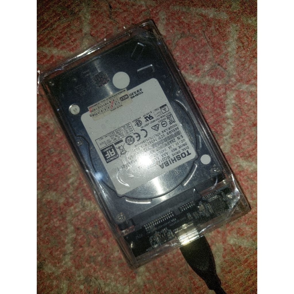 Hardisk external 500gb
