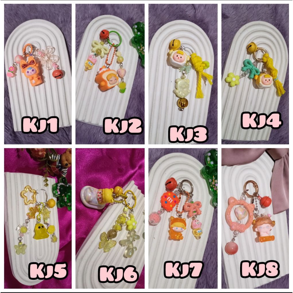Mini Phone Strap/Bagcharm/Keychain Kode Kj