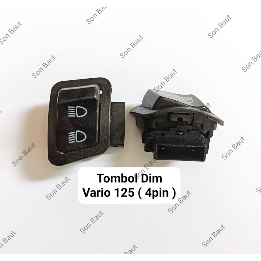 Tombol Dim 4 pin Honda Vario - Saklar Lampu Motor