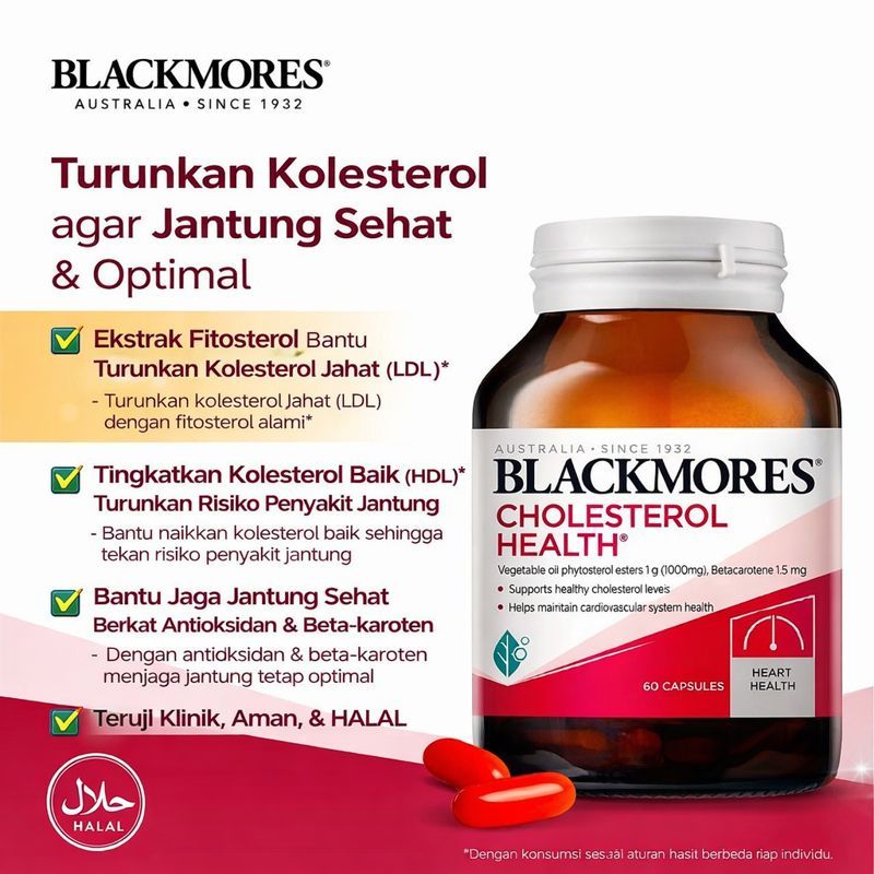 BLACKMORES CHOLESTEROL HEALTH - 60 CAPs