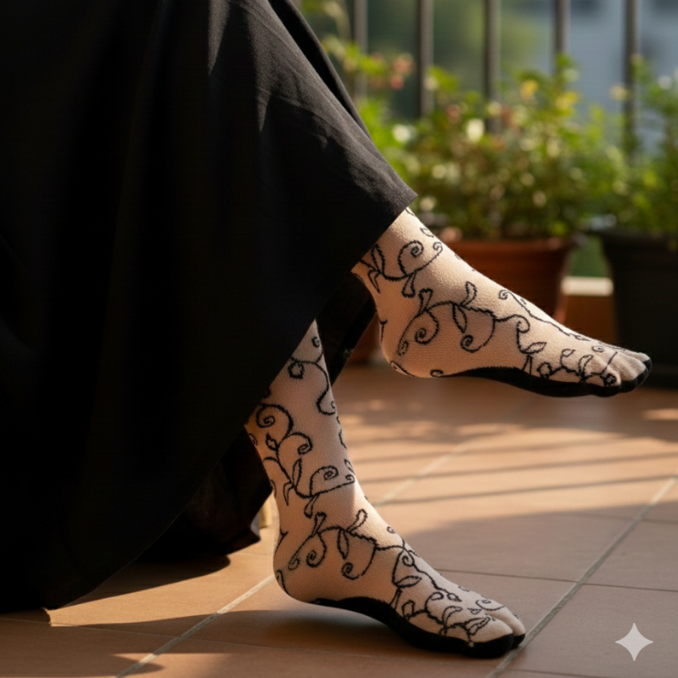 Kaos Kaki Muslimah Jempol Kaos Kaki Motif Muslimah Kaos Kaki Jempol Motif Hena