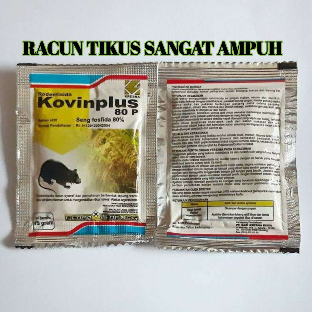 Racun Tikus kovinplus 80P sangat ampuh