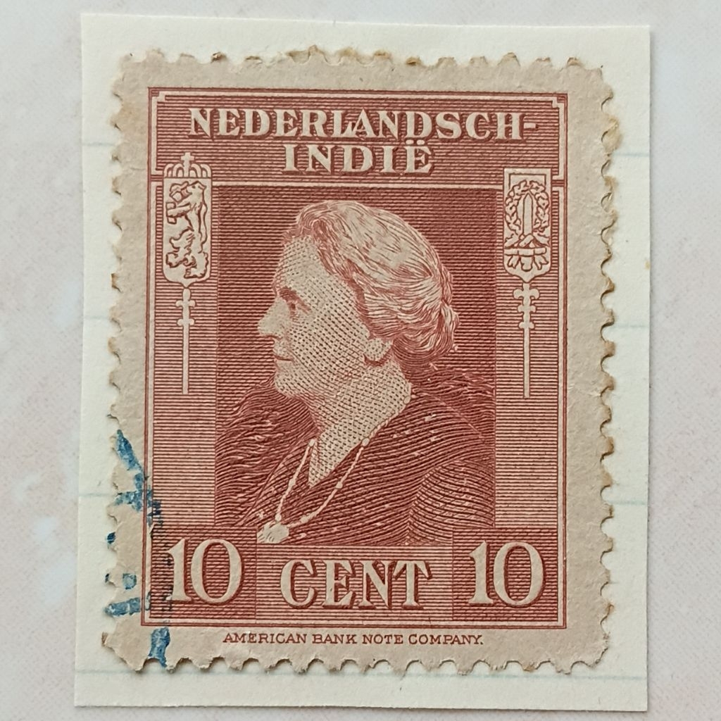 Perangko Prangko Kuno Nederland Indie Hindia Belanda 1945 Seri Liberation Wilhelmina - YN3074