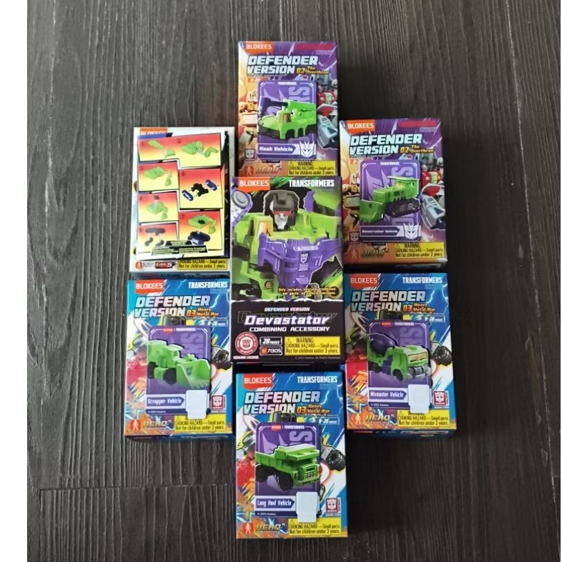Blokees Devastator Vehicle+Part Combining