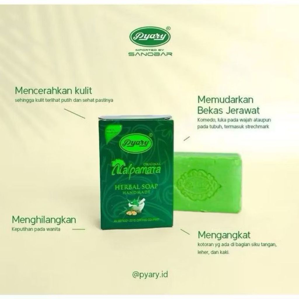 Sabun Arab Bar Soap PYARY Nalpamara  PT SANOBAR 100% Original BPOM
